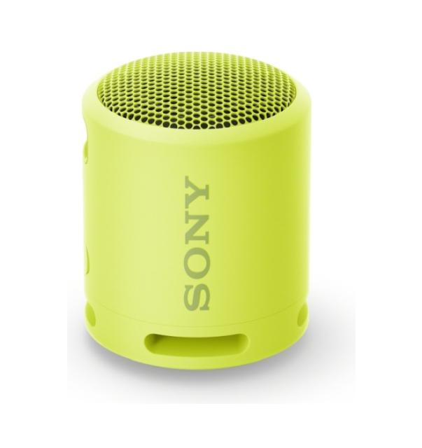 Тонколона Sony SRS-XB13, Bluetooth, USB Type C, IP67, Жълт