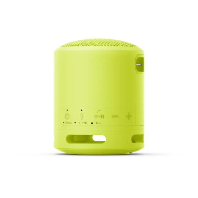 Тонколона Sony SRS-XB13, Bluetooth, USB Type C, IP67, Жълт
