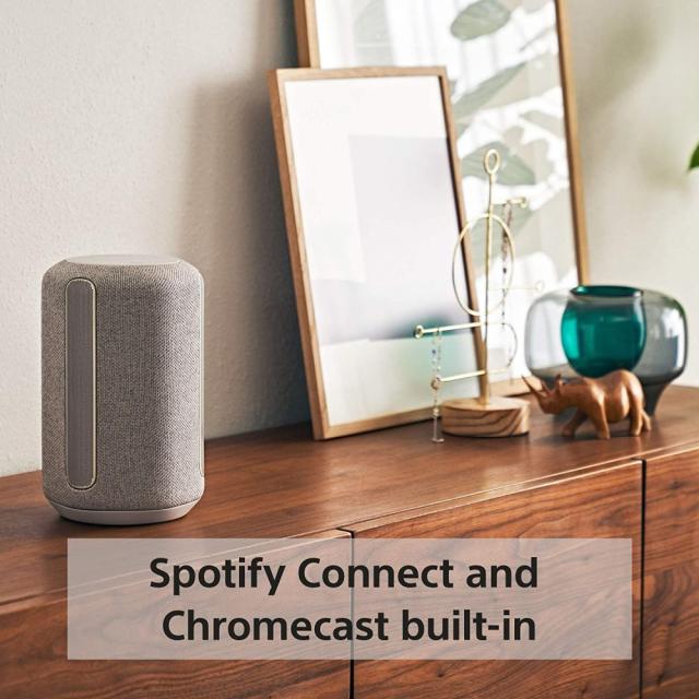 Тонколона Sony SRS-RA3000, Bluetooth / WiFi, 360 REALITY AUDIO, Сив