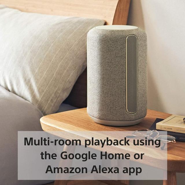 Тонколона Sony SRS-RA3000, Bluetooth / WiFi, 360 REALITY AUDIO, Сив
