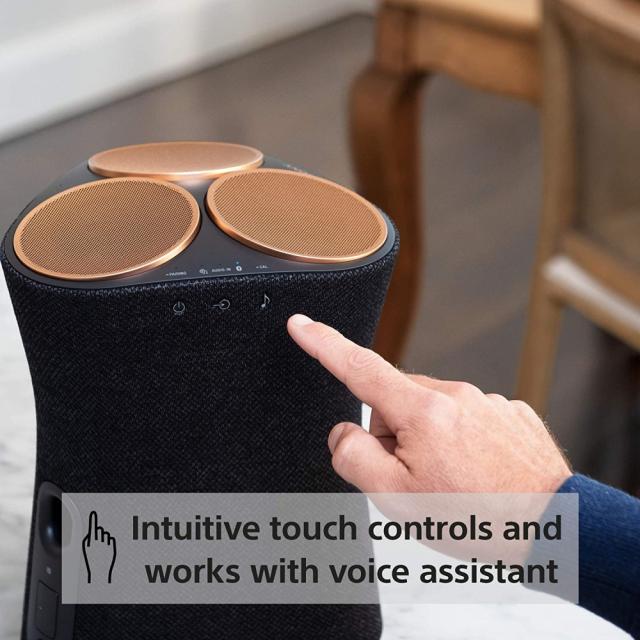 Тонколона Sony SRS-RA5000, Bluetooth, WiFi, 360 REALITY AUDIO, сива