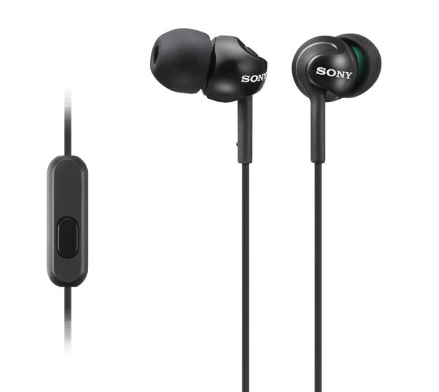 Слушалки Sony Headset MDR-EX110LP black