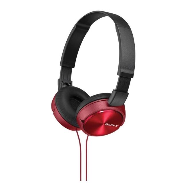 Слушалки Sony  Headset MDR-ZX310, Червени