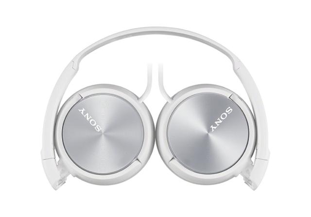 Слушалки Sony Headset MDR-ZX310, 3,5 мм жак, Бели