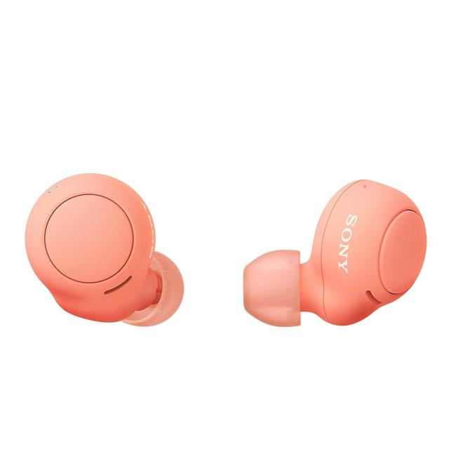 Слушалки Sony WF-C500, микрофон, Bluetooth, тип "тапи", IPX4, оранжеви