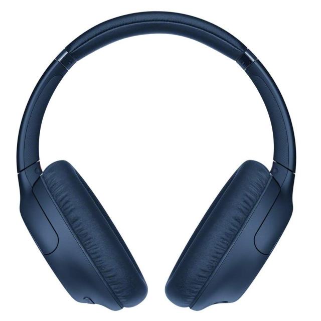 Слушалки Sony WH-CH710N, безжични, Bluetooth/NFC, микрофон, Сини