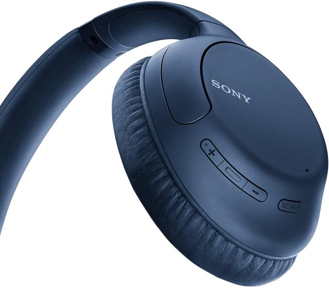 Слушалки Sony WH-CH710N, безжични, Bluetooth/NFC, микрофон, Сини