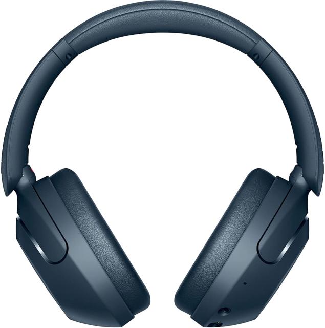Слушалки Sony WH-XB910N, безжични, Bluetooth, микрофон, шумопотискане, Сини