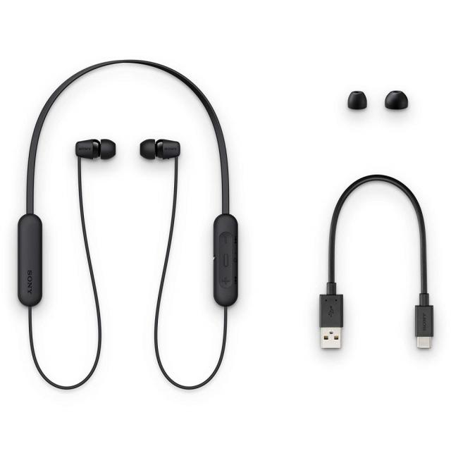 Слушалки Sony Headset WI-C200, black
