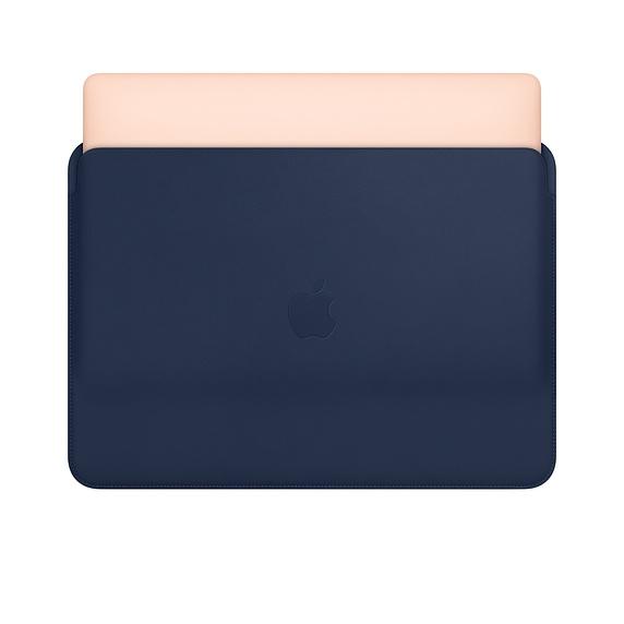Калъф Apple Leather Sleeve for 13-inch MacBook Pro - Midnight Blue