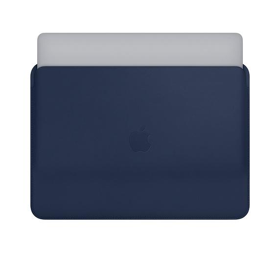 Калъф Apple Leather Sleeve for 13-inch MacBook Pro - Midnight Blue