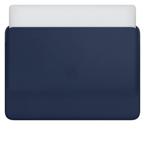 Калъф Apple Leather Sleeve for 16-inch MacBook Pro - Midnight Blue