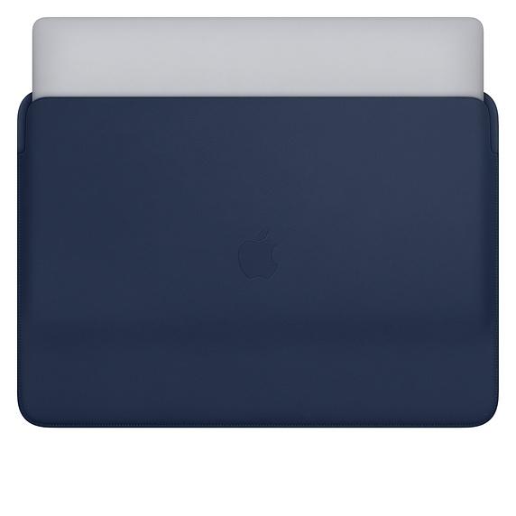 Калъф Apple Leather Sleeve for 16-inch MacBook Pro - Midnight Blue