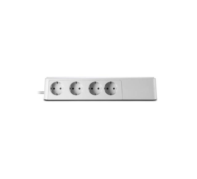 Разклонител APC Performance SurgeArrest 8, 8 гнезда, Бутон вкл/изкл, 2 x RJ-11, 230V, 3.0m, Бял