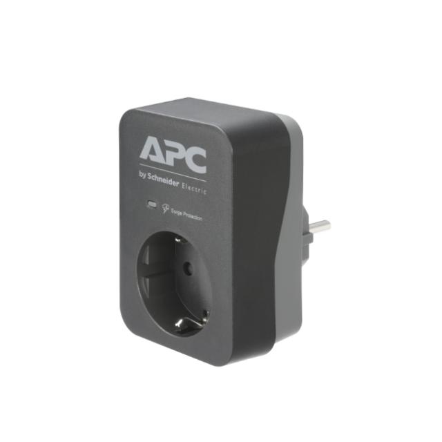 Eлектрически филтър APC Essential SurgeArrest, 1 гнездо, 230V, Черен