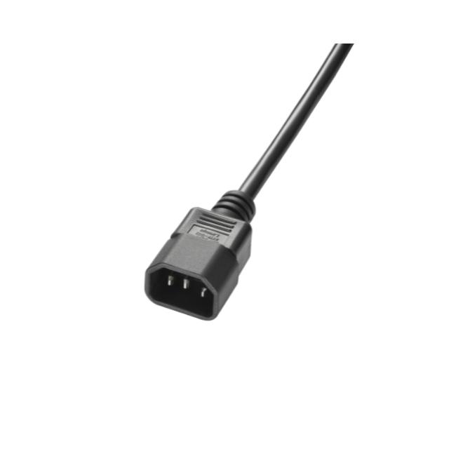 Разклонител APC PZ42I-GR, 4 гнезда, IEC C14, Бутон вкл/изкл, за UPS, 230V, Черен