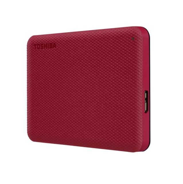 Външен диск Toshiba ext. drive 2.5" Canvio Advance (V10) 4TB Red, HDTCA40ER3CA