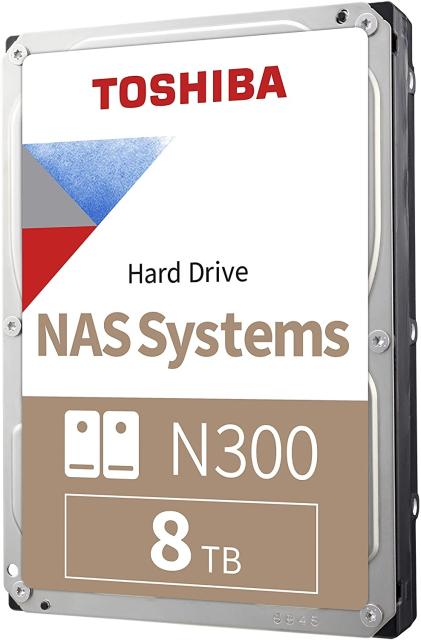 Твърд диск Toshiba N300 NAS Hard Drive 8TB (256MB) 3,5"