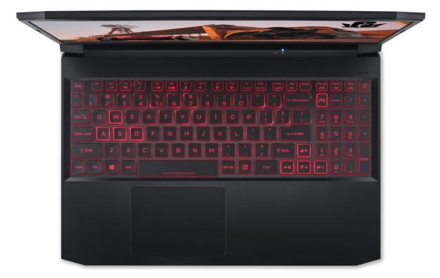 Лаптоп Acer Nitro 5, AN515-57-50BW, Core i5-11400H (2.70GHz up to 4.5GHz, 12MB), 15.6" FHD IPS, 144Hz, 8 GB DDR4 3200MHz (1 slot free), 512GB PCIe SSD, HDD kit, GeForce RTX 3050 4GB GDDR6, HD Mic&Cam, WiFi AX, BT, Backlit kbd, Linux, Black