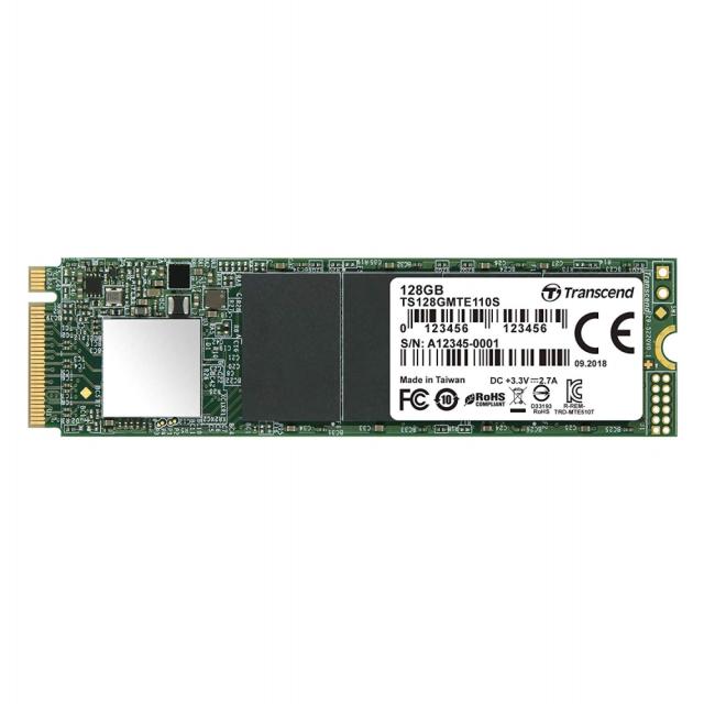 Transcend SSD 128GB, M.2 2280, PCIe Gen3x4, 3D TLC, DRAM-less
