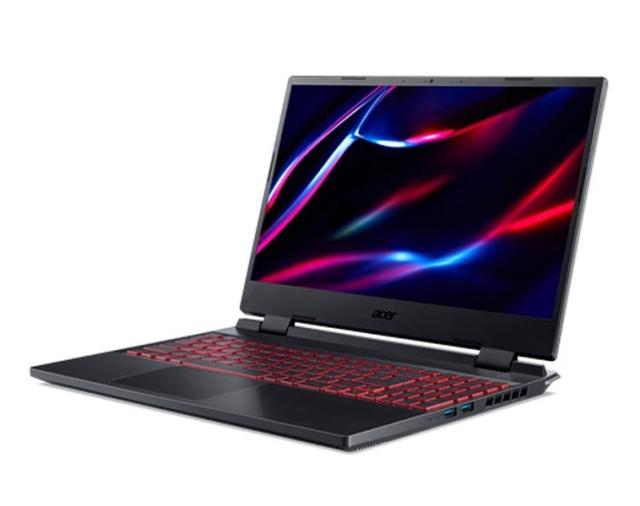 Лаптоп Acer Nitro 5, AN515-58-7933, Core i7-12700H(3.50GHz up to 4.70GHz, 24MB), 15.6" FHD IPS, 144Hz, 8GB DDR4 3200MHz (1 slot free), 512GB PCIe SSD, HDD Kit, RTX 3050Ti 4GB GDDR6, Wi-Fi 6ax, BT 5.1, HD Mic&Cam, Backlit KB, No OS, Black