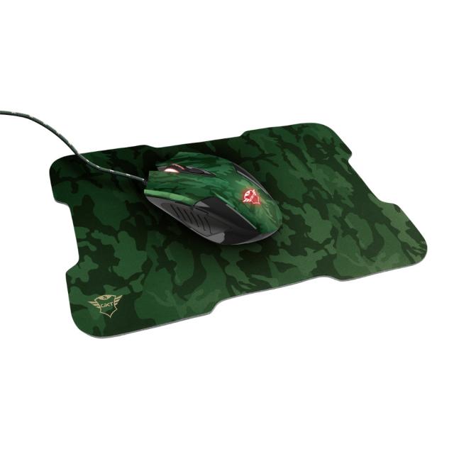Комплект TRUST GXT 781 Rixa Camo Gaming Mouse & Mouse Pad