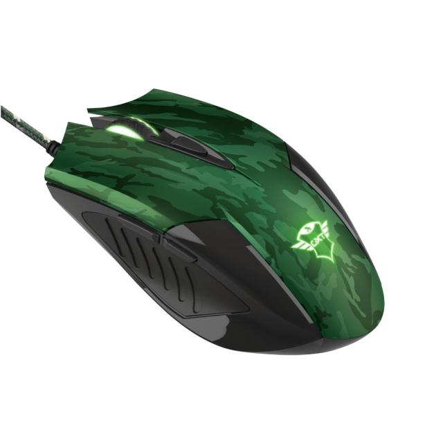Комплект TRUST GXT 781 Rixa Camo Gaming Mouse & Mouse Pad