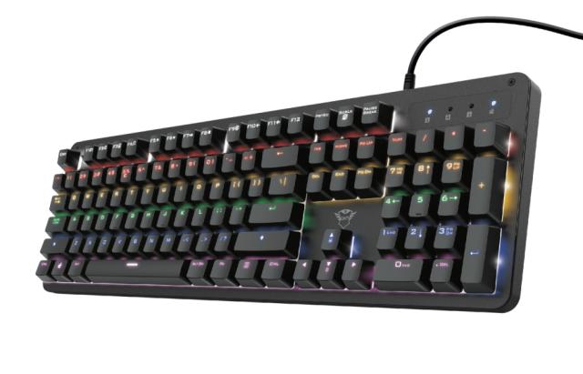 Клавиатура TRUST GXT 863 Mazz Mechanical Illuminated Keyboard US