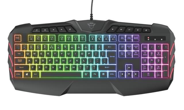 Клавиатура TRUST GXT 881 Odyss Semi-mechanical Keyboard US