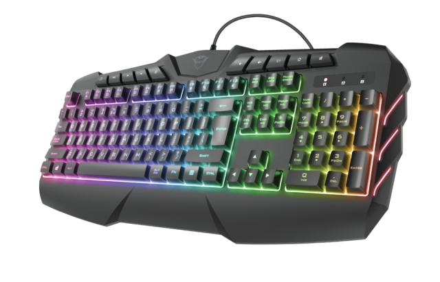 Клавиатура TRUST GXT 881 Odyss Semi-mechanical Keyboard US