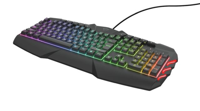 Клавиатура TRUST GXT 881 Odyss Semi-mechanical Keyboard US
