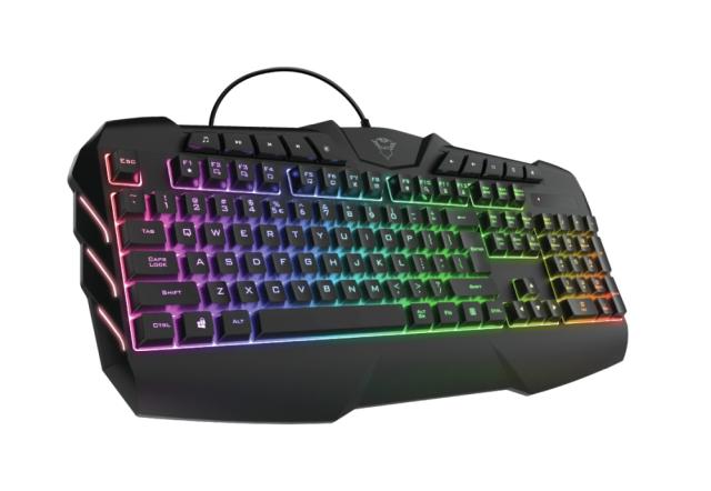 Клавиатура TRUST GXT 881 Odyss Semi-mechanical Keyboard US