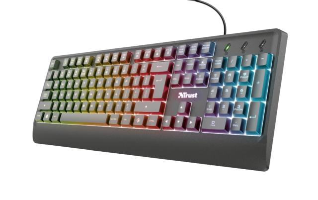 Клавиатура TRUST Ziva Gaming LED Keyboard US