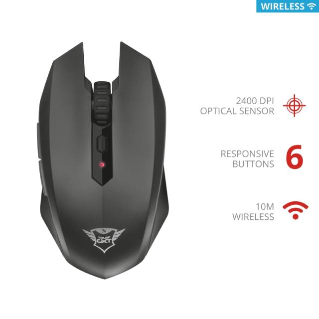 Мишка TRUST GXT 115 Macci Wireless Gaming Mouse