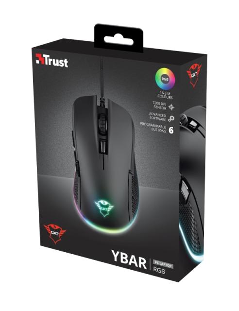 Мишка TRUST GXT 922 Ybar RGB Gaming Mouse