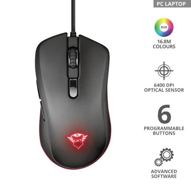 Мишка TRUST GXT 930 Jacx Gaming Mouse