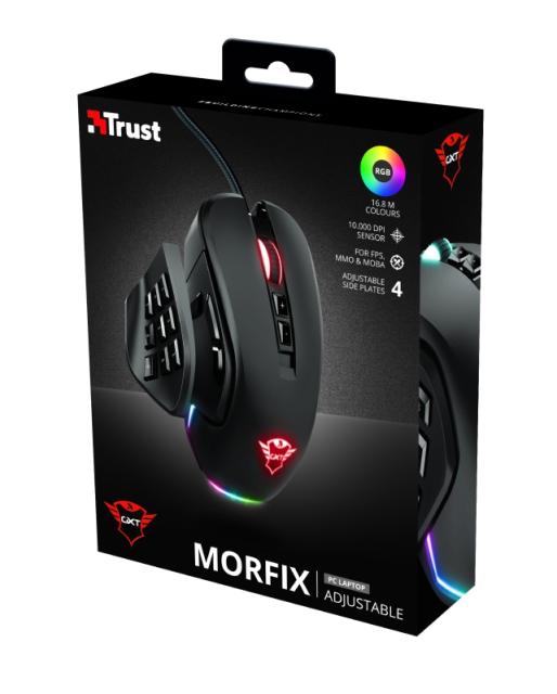 Мишка TRUST GXT 970 Morfix Customisable RGB Gaming Mouse