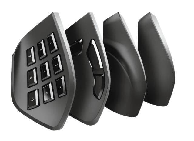 Мишка TRUST GXT 970 Morfix Customisable RGB Gaming Mouse