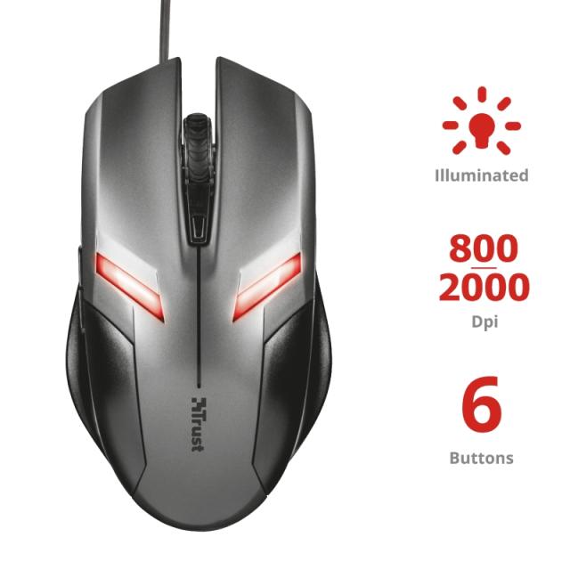 Мишка TRUST Ziva Gaming mouse