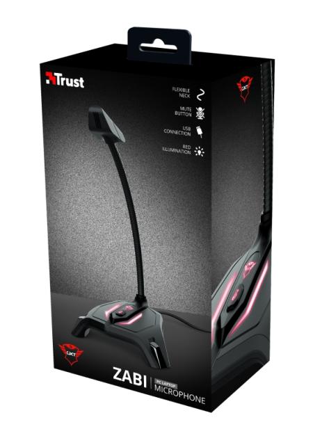 Микрофон TRUST GXT 215 Zabi LED USB Gaming Microphone