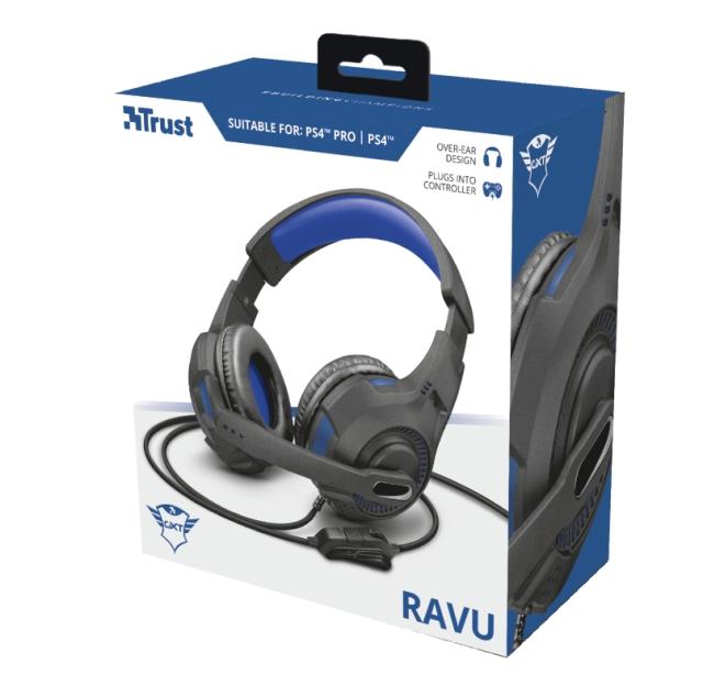 Слушалки TRUST GXT 307B Ravu Gaming Headset for PS4/ PS5 - blue