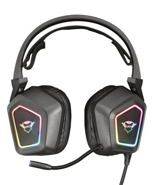 Слушалки TRUST GXT 450 Blizz RGB 7.1 Surround Gaming Headset