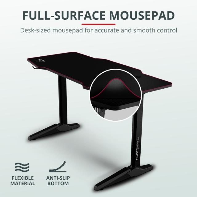 Бюро TRUST GXT 1175 Imperius XL Gaming Desk