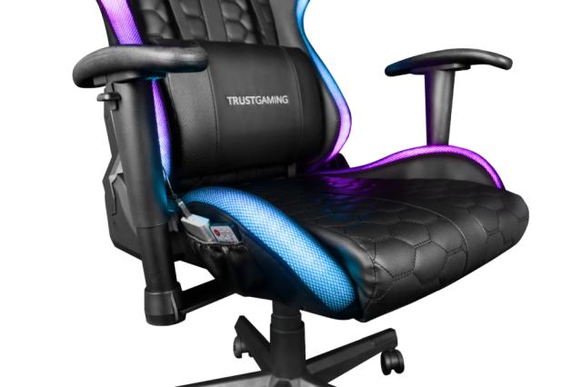 Стол TRUST GXT 716 Rizza RGB LED Gaming Chair