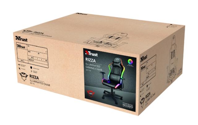 Стол TRUST GXT 716 Rizza RGB LED Gaming Chair