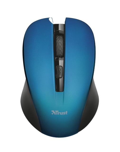 Мишка TRUST Mydo Silent Wireless, син