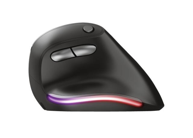 Мишка TRUST Bayo Wireless, вертикална, черен