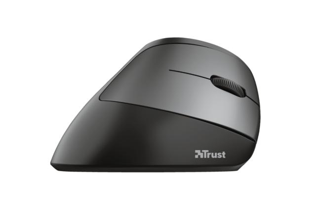 Мишка TRUST Bayo Wireless, вертикална, черен