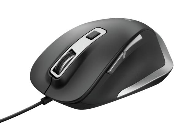 Мишка Trust Fyda, оптична, USB, черна