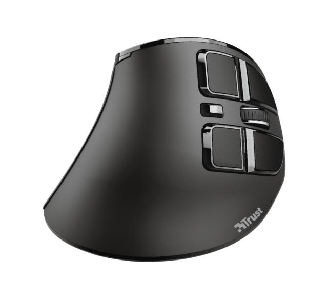 Мишка TRUST Voxx Ergonomic Wireless, черен